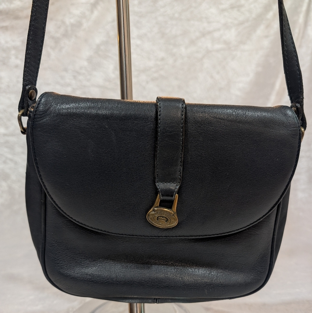 Vintage Etienne Aigner Navy Shoulder Bag